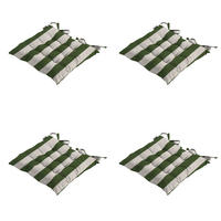 SITZKISSEN Amora - Grün - 46/46/8 cm - 4er-Set - Grün, Textil (46/8/46cm) - Madison