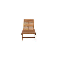 SONNENLIEGE natur - Naturfarben, Holzwerkstoff (200/35/63cm) - ebuy24