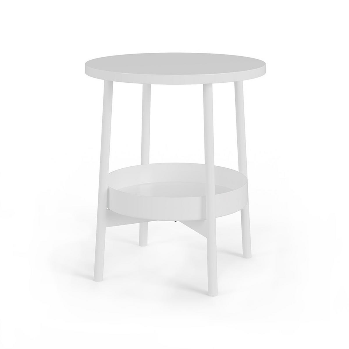 KONFERENČNÍ STŮL Riono Bílá - bílá, plast (40/40/47.5cm) - Vicco