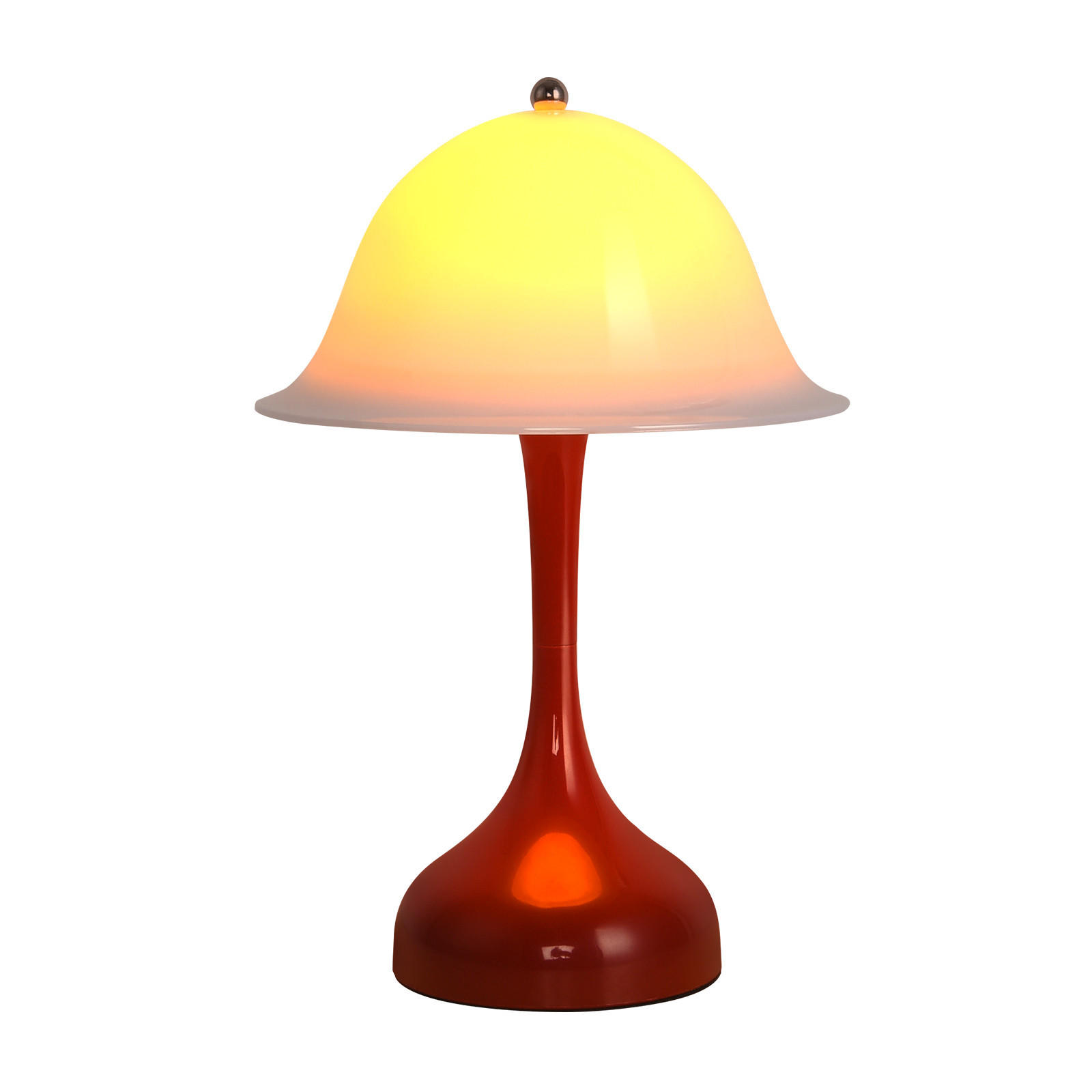 LED TISCHLAMPE Auralume 16/9/24.5 cm - Rot, Kunststoff (16/9/24.5cm) - ZMH