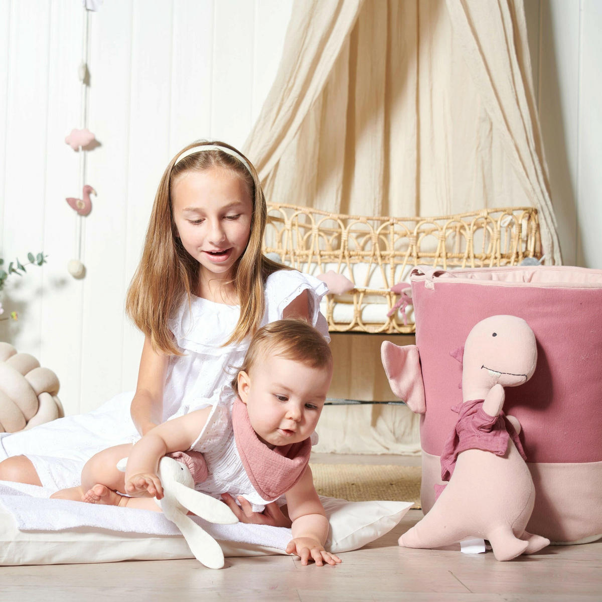KUSCHELTIER Jersey Dino Mia - Rosa, Textil (28/40cm) - nordic coast company