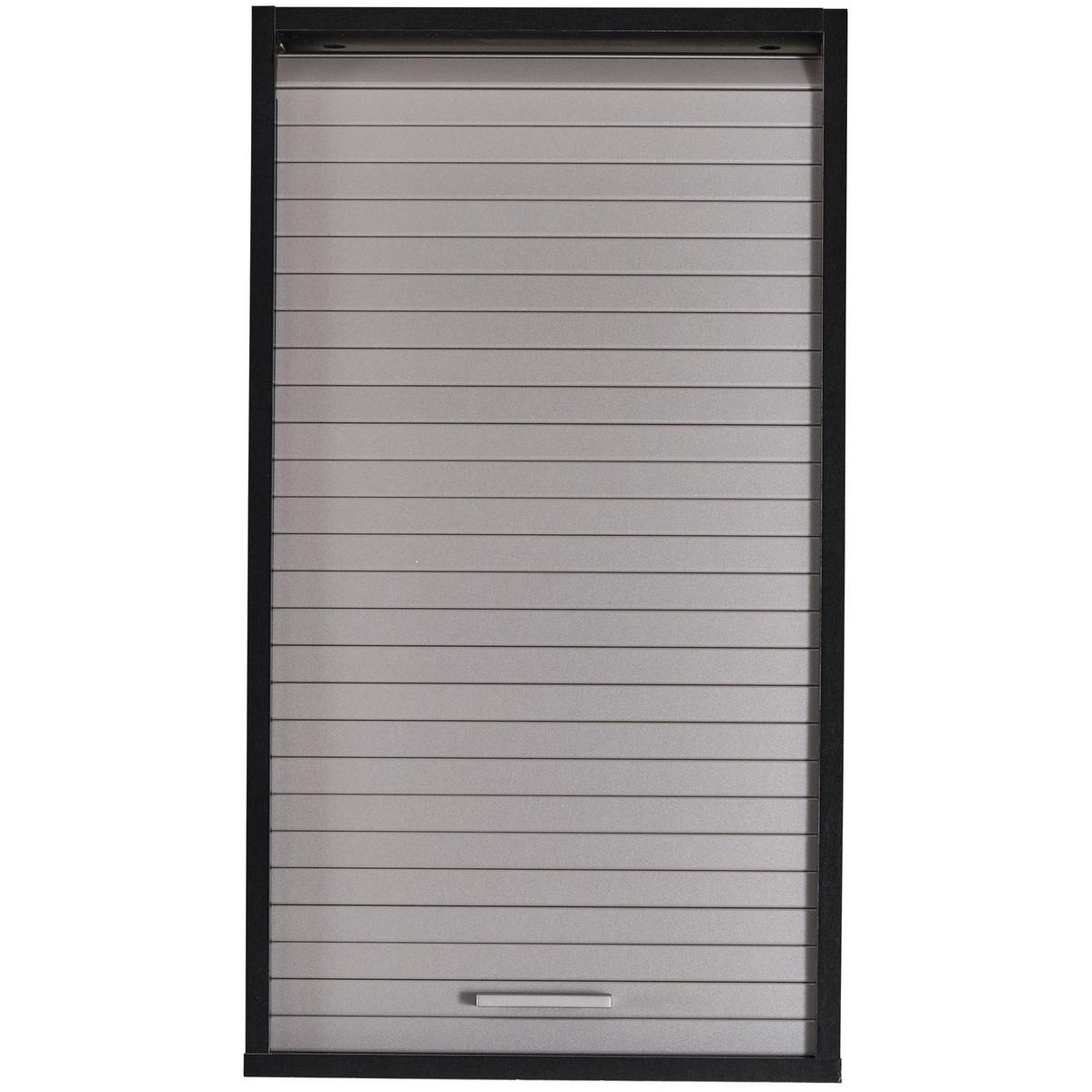 KÜCHENOBERSCHRANK mit Rolladentür 35/40/72cm - Schwarz, Holzwerkstoff (40/72/35cm) - Simmob