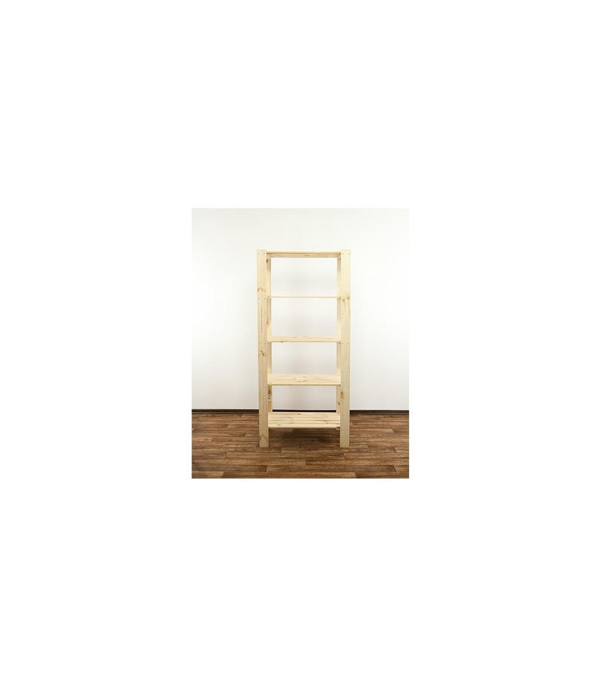 HOLZREGAL WOODLAND 166,4x80x50cm 5 Fachboden Kiefernholz Natur - Naturfarben, Holz (80/166.4/50cm) - PROREGAL