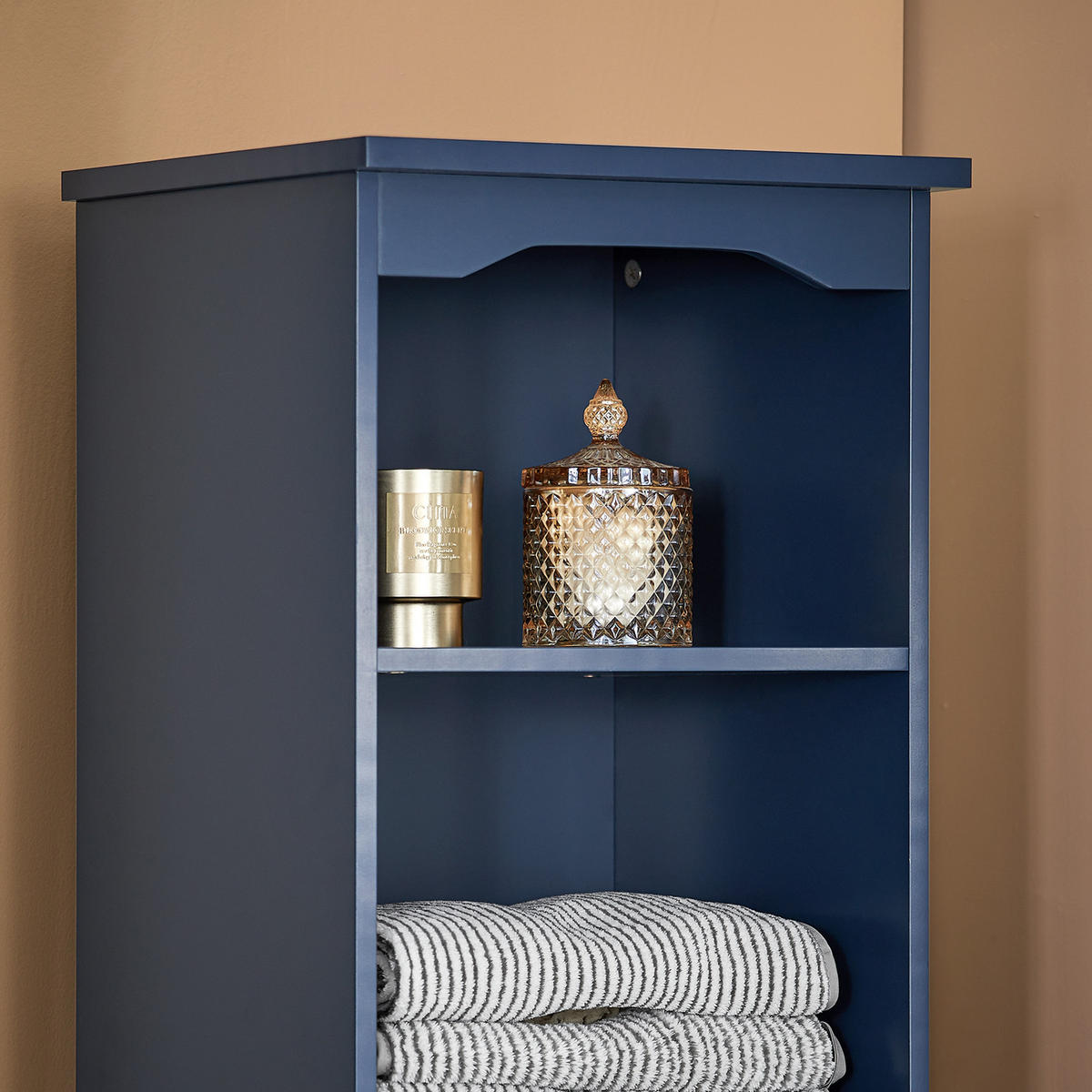HOCHSCHRANK Blau - Blau, Holz/Holzwerkstoff (35/170/30cm) - SoBuy