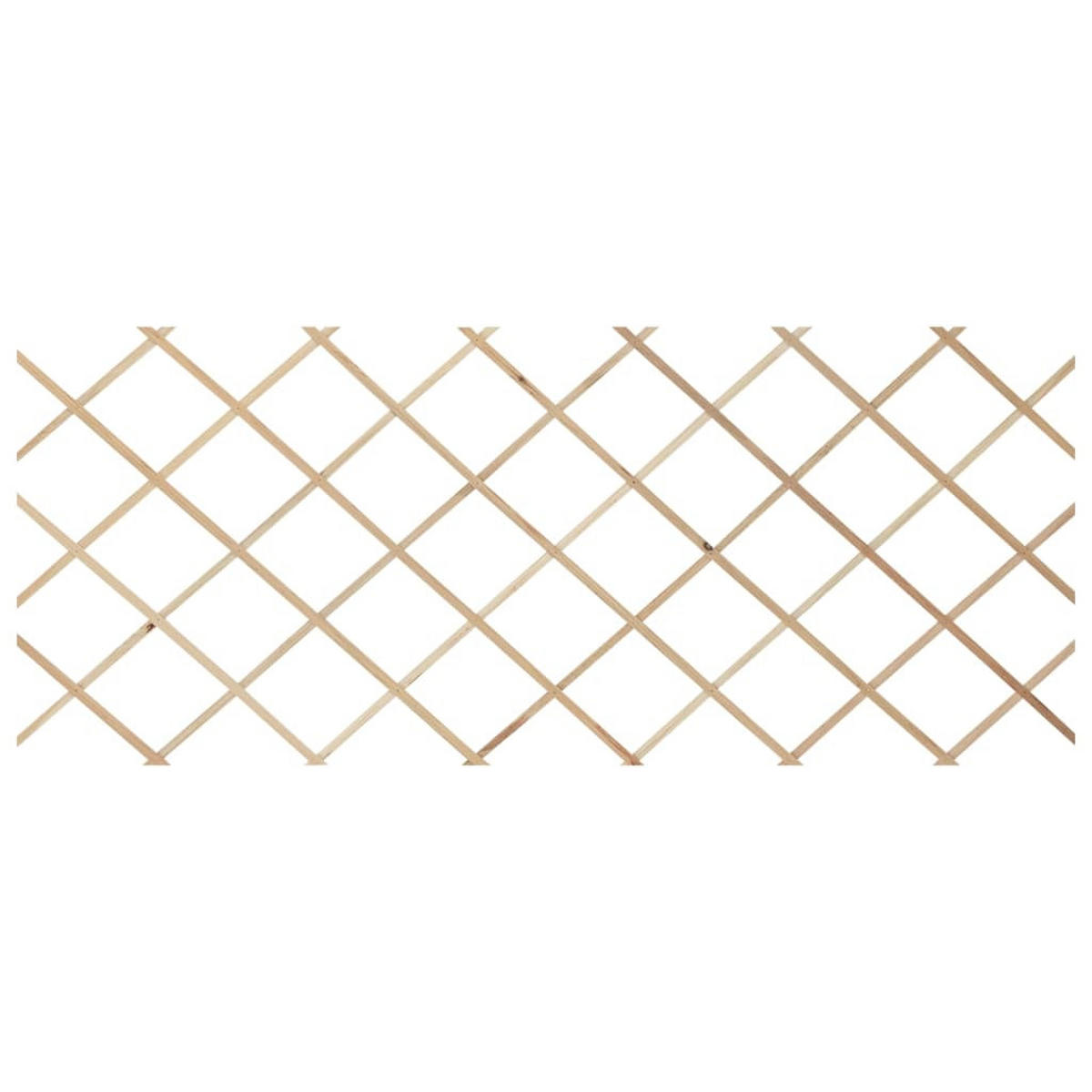 GARTENZAUN, Erweiterbar, 180/80 cm, aus Massives Tannenholz, Braun - Braun, Holz (180/80cm) - vidaXL