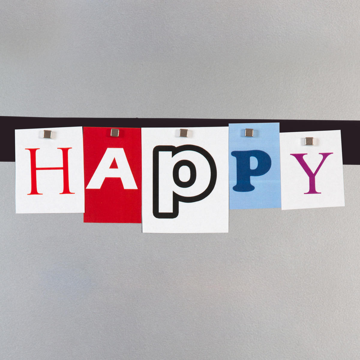 MAGNETBAND - Multicolor, Papier/Kunststoff (10/7.5/2.5cm) - Relaxdays