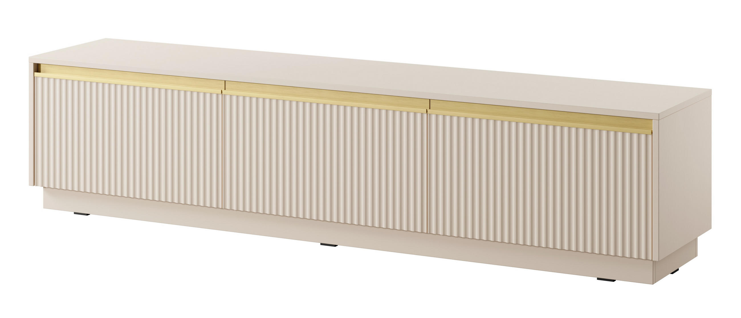 TV-SCHRANK 180 cm Baron - Hängendes oder Stehendes , Beige - Beige, Holz (180/42/39cm) - Emporius