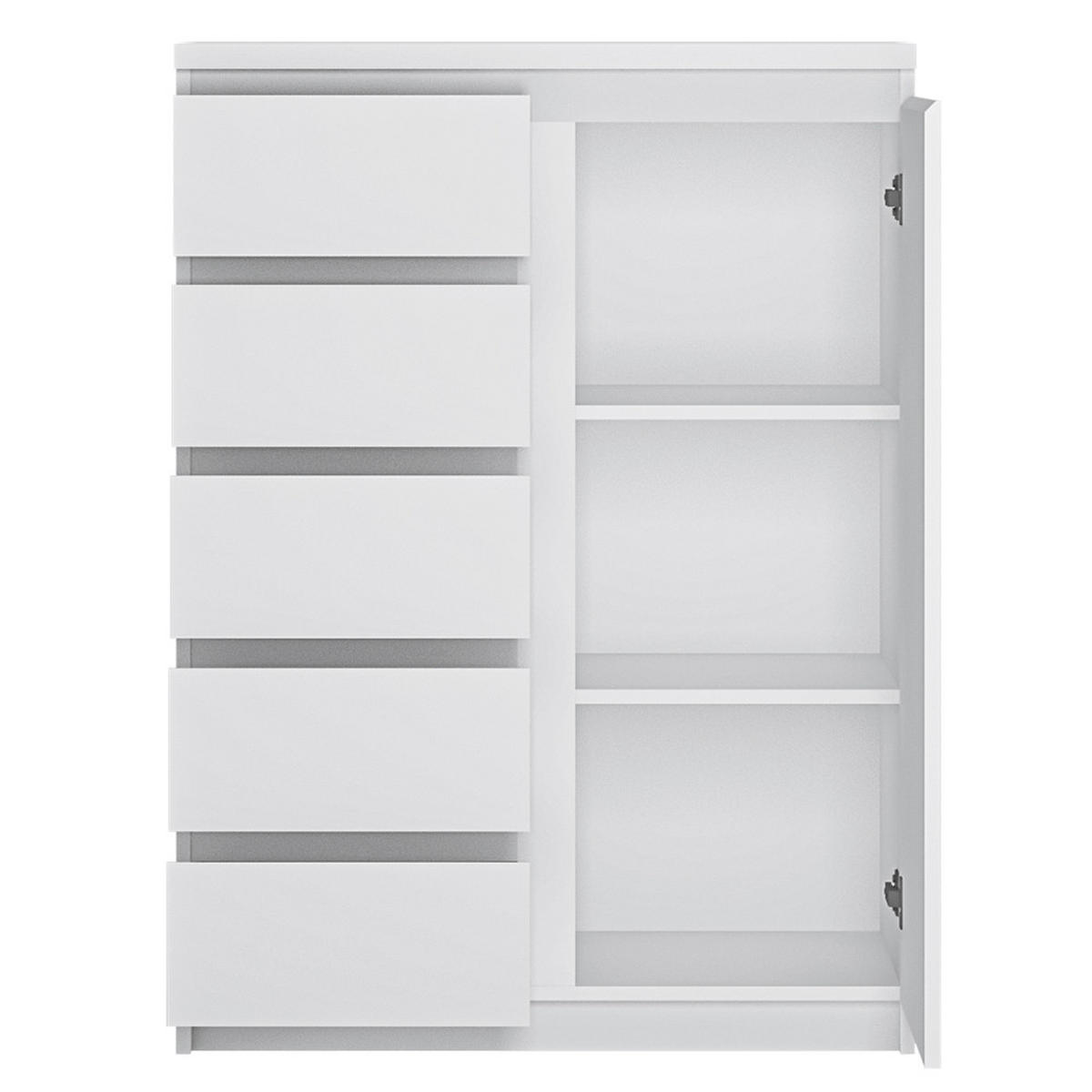 JUGENDZIMMER-SET 6-TLG. Fortaleza-17 - Weiß, Holzwerkstoff (485/200/206cm) - Lomado