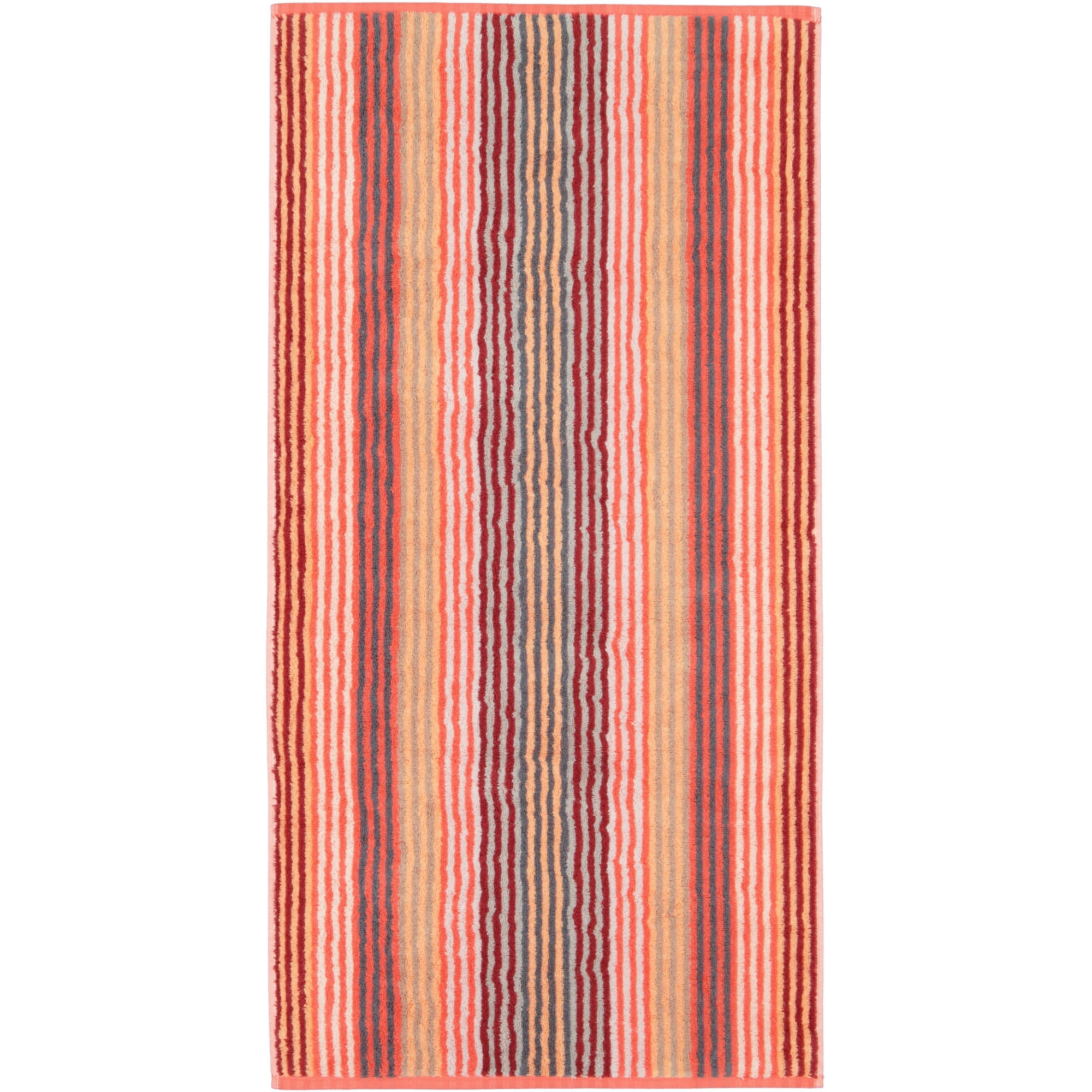 HANDTÜCHER UNIQUE STREIFEN 944 KORALLE - 22 - Rot, Textil (50/100cm) - Cawö