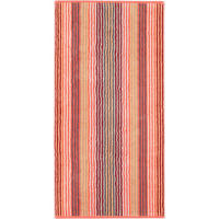 HANDTÜCHER UNIQUE STREIFEN 944 KORALLE - 22 - Rot, Textil (50/100cm) - Cawö