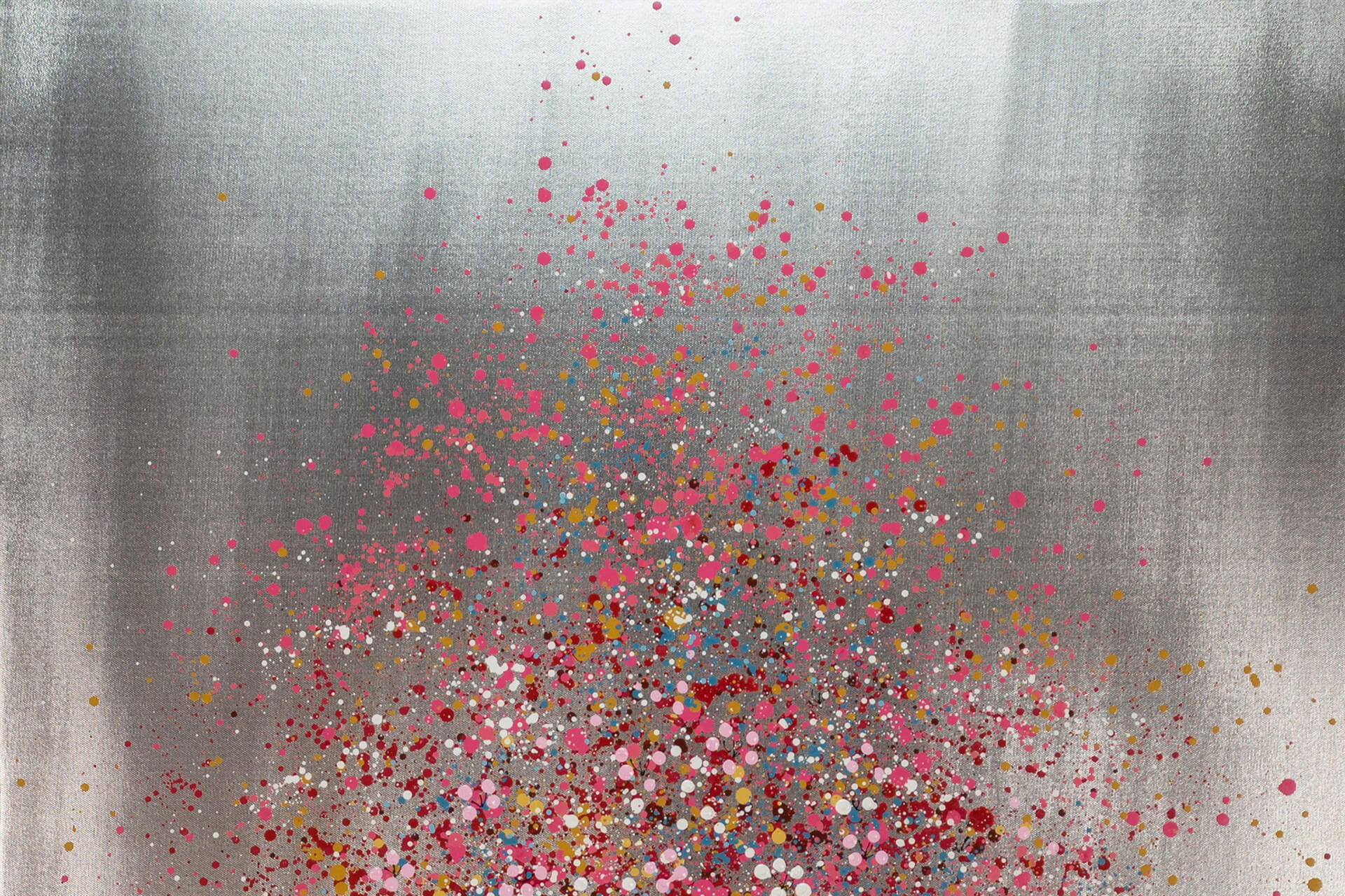 ACRYLBILD HANDGEMALT 80/120 cm - Pink, Holz/Textil (2.2/120cm) - KUNSTLOFT