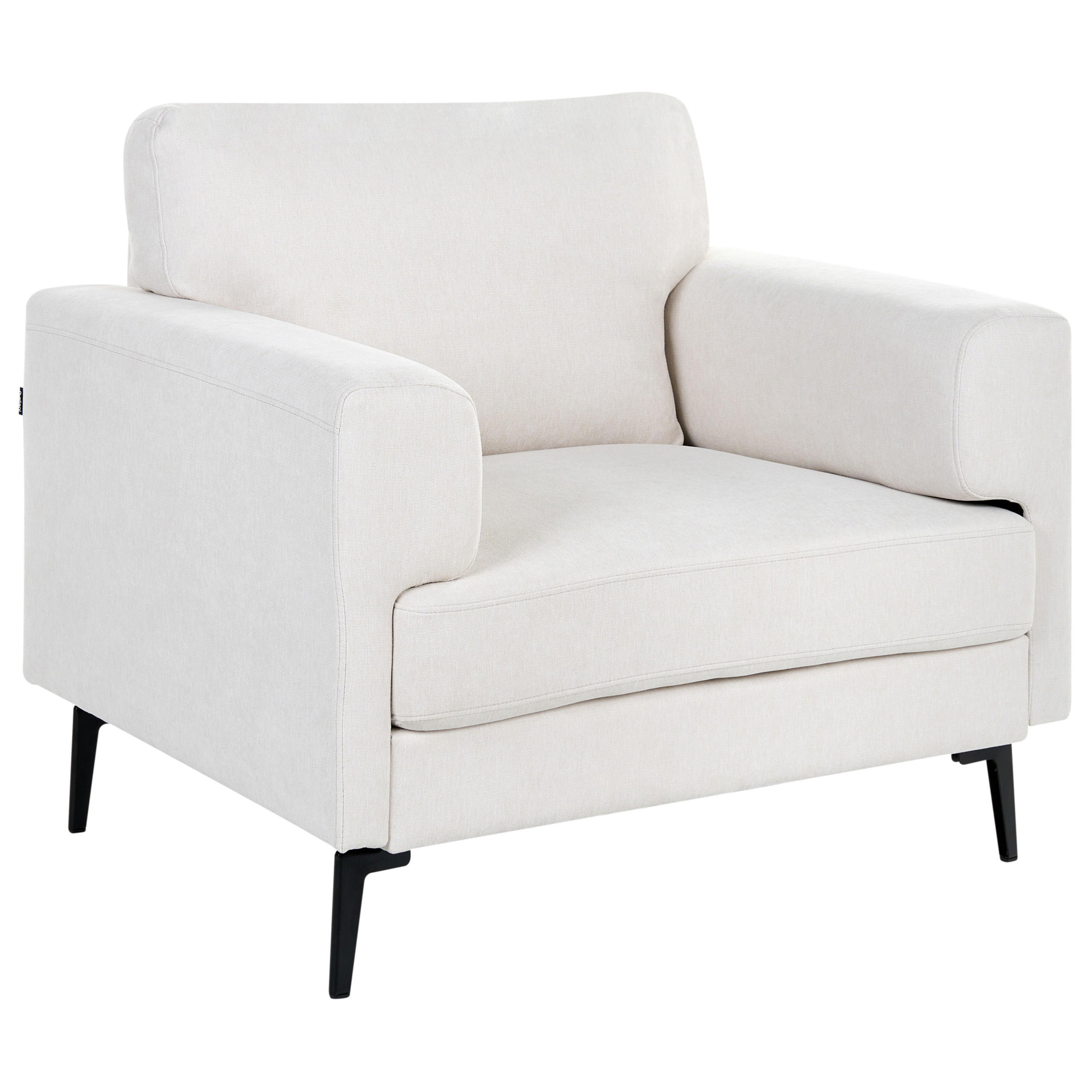 Beliani Sessel Beige, Schwarz 102x85x65 cm