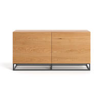 SIDEBOARD Frame aus massivem Eichenholz - Eichefarben/Naturfarben, Holz (160/80/50cm) - Danzz