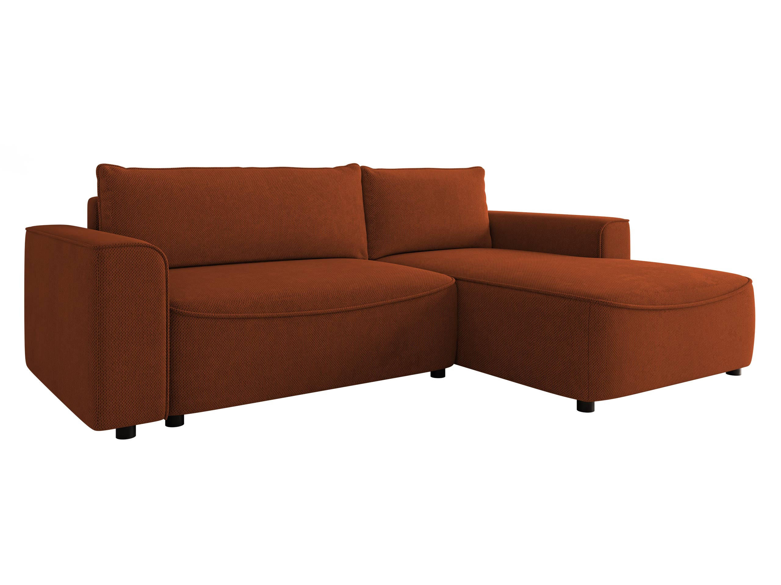ECKSOFA Beliza, Seite: Rechts - Schwarz/Bronzefarben, Holz/Kunststoff (255/175cm) - MIRJAN24