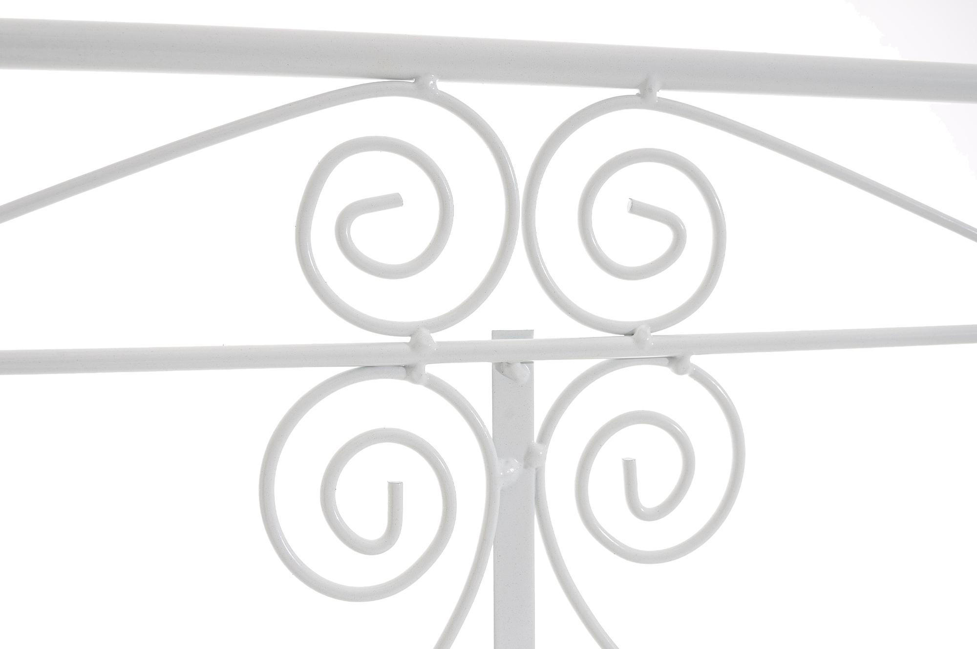 STANDREGAL Metall Weiß - Weiß, Metall (74.5/173/34.5cm) - CLP