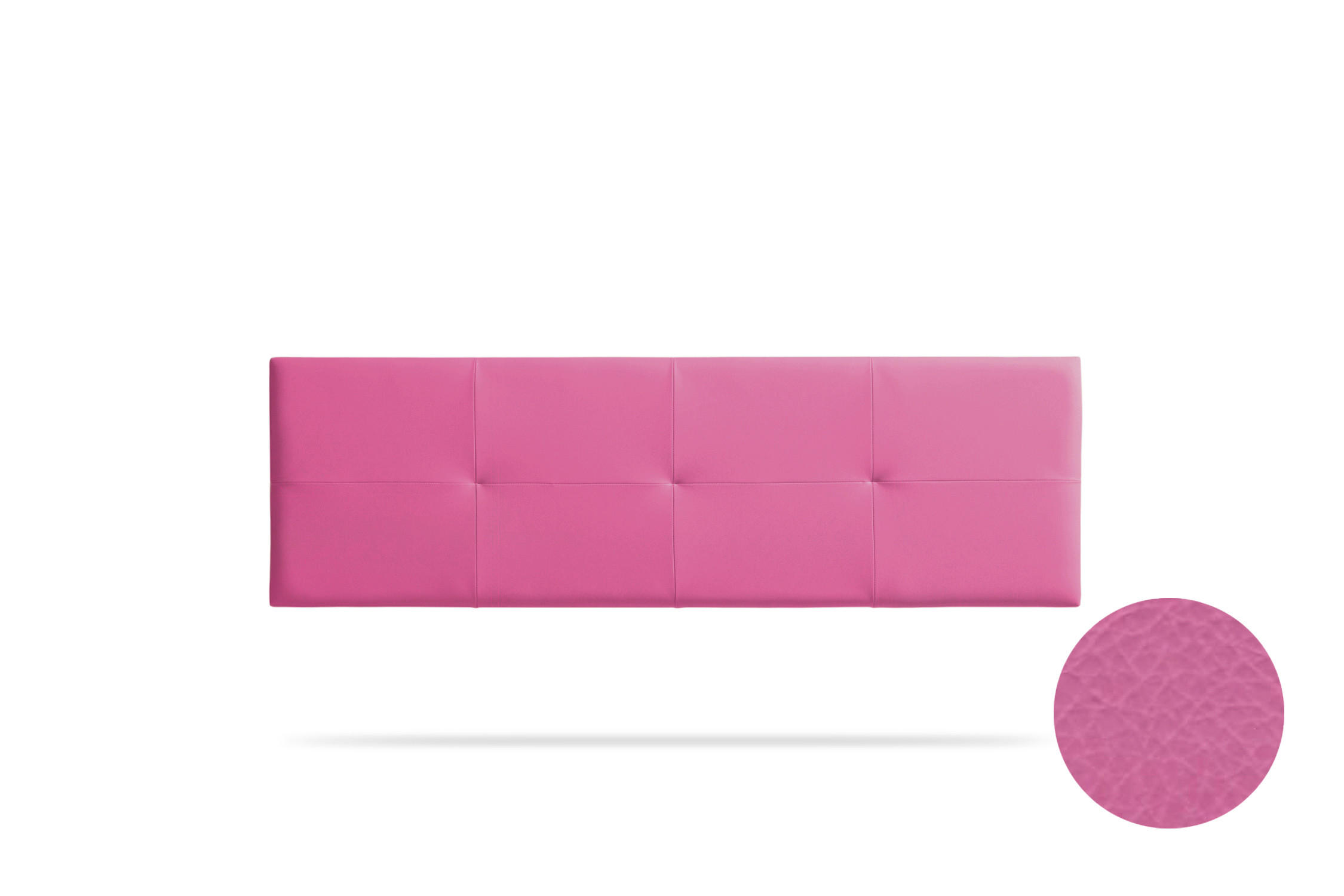 KOPFTEIL gepolstert ALTEA Kunstleder 145x50x5 cm - Rosa - Moonia - Pink, Holz (145/5/50cm)