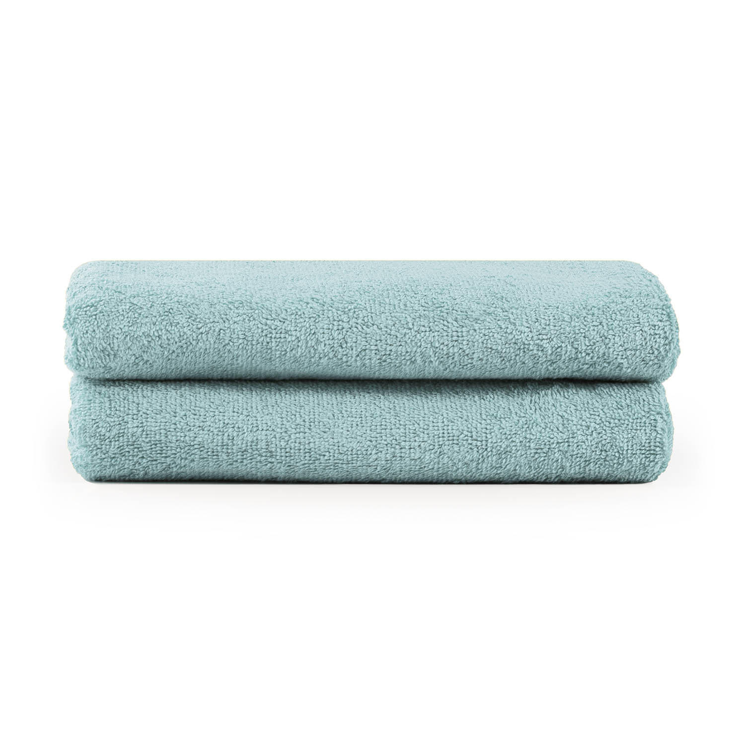 HANDTUCH 2er-Set, 2x Handtuch 50/100 cm, Hellblau - Hellblau, Textil (50/100cm) - Blumtal