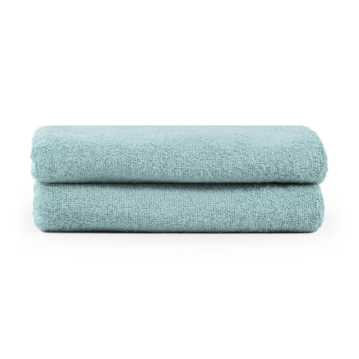 HANDTUCH 2er-Set, 2x Handtuch 50/100 cm, Hellblau - Hellblau, Textil (50/100cm) - Blumtal