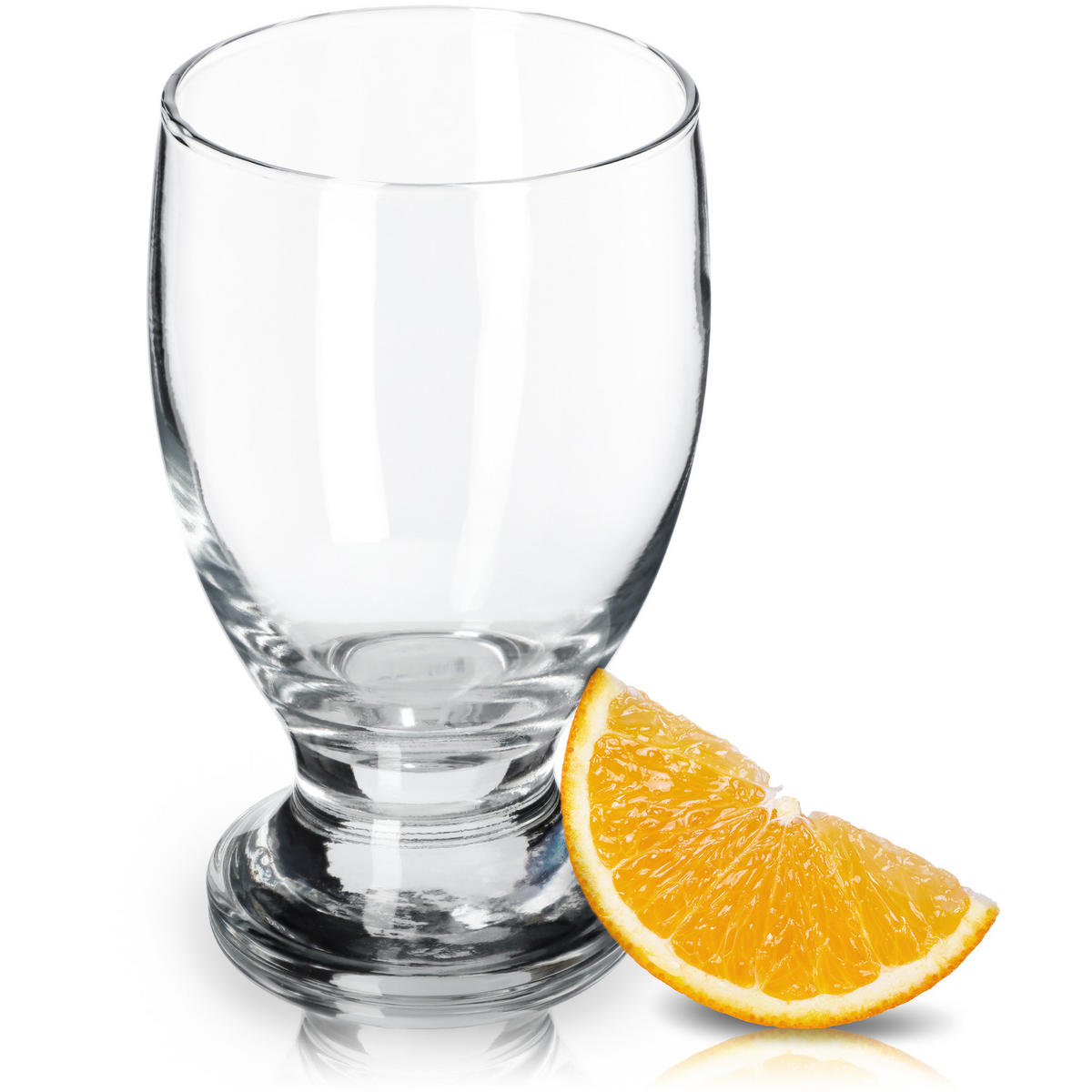 KADAX Glas für Getränke und Desserts, 6er-Set, 300 ml - Transparent, Glas (0.3L) - KADAX
