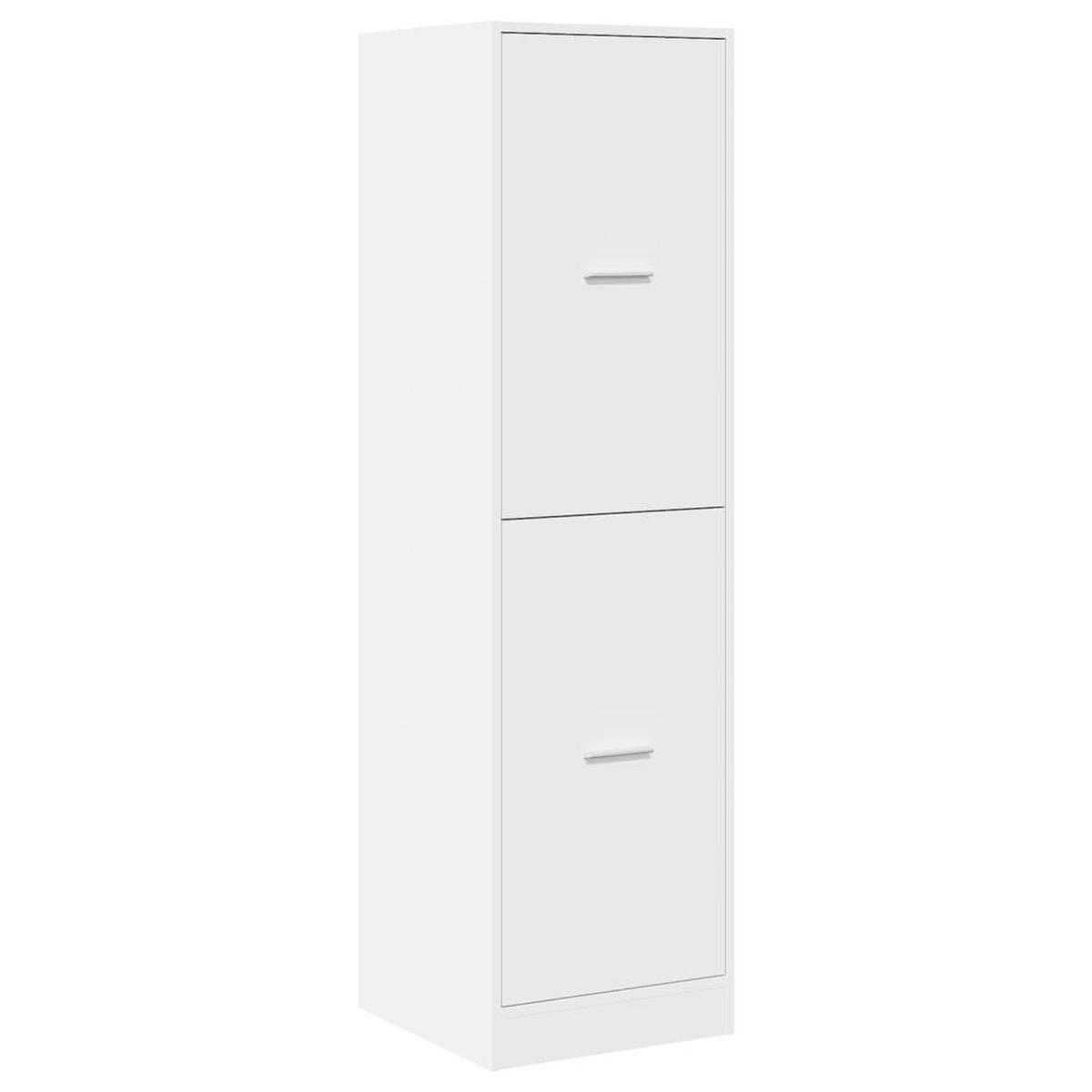 APOTHEKERSCHRANK Weiss 40/41/144,5 Cm Holzwerkstoff - Weiß, Holzwerkstoff (41/144.5/40cm) - vidaXL