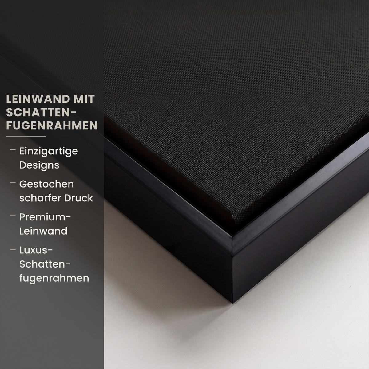 LEINWAND Bilder mit Rahmen - Frau - Porträt - Lippen - Gold - Schwarz - 80x60 - Schwarz, Textil (80/60cm) - MuchoWow