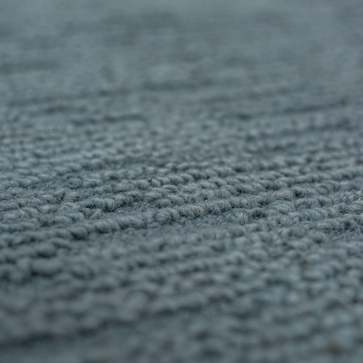 WOLLTEPPICH Boucle, Unifarben, Strapazierfähig, natürlich & pflegeleicht Türkis Rechteckig 120x170 - Blau, Textil (170/120cm) - KADIMA DESIGN