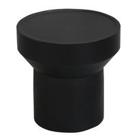 MASSIVER BEISTELLTISCH - Mango massiv - Schwarz, Holz (50/50/50cm) - home24