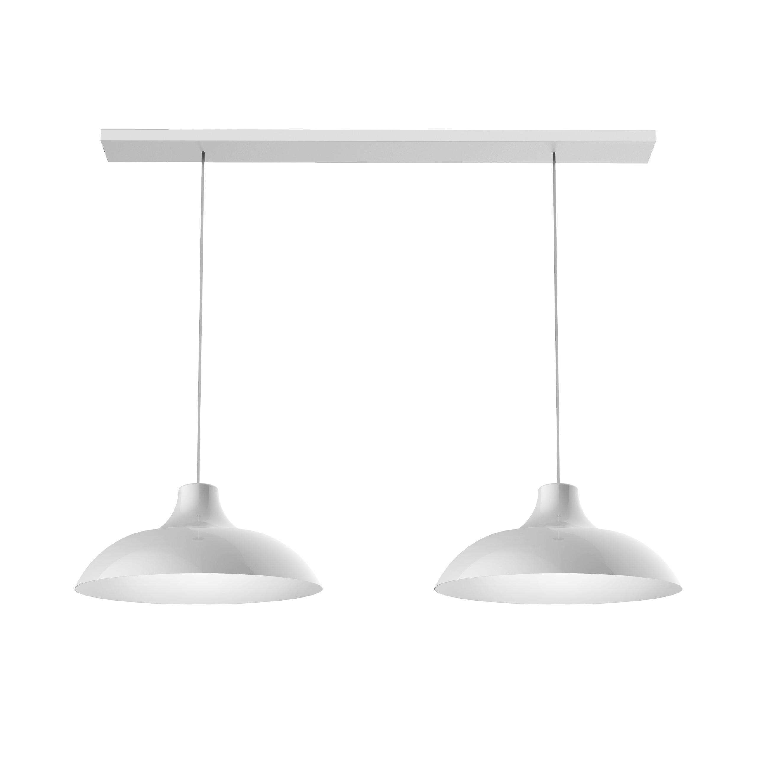 HÄNGELEUCHTE - Weiß Hochglanz, Metall (30/30/15cm) - Lumicom