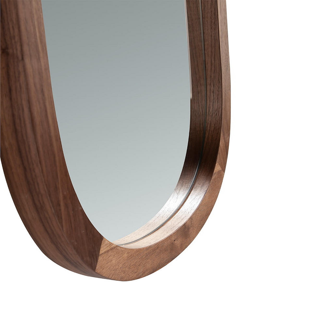 WANDSPIEGEL Walnuss 40/4/4 cm - Walnussfarben, Holz (40/4/4cm) - ANGEL CERDA