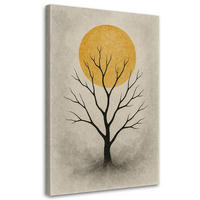 LEINWANDBILD Natur und Botanik 40x60cm - Grau, Textil (40/60cm) - Feeby