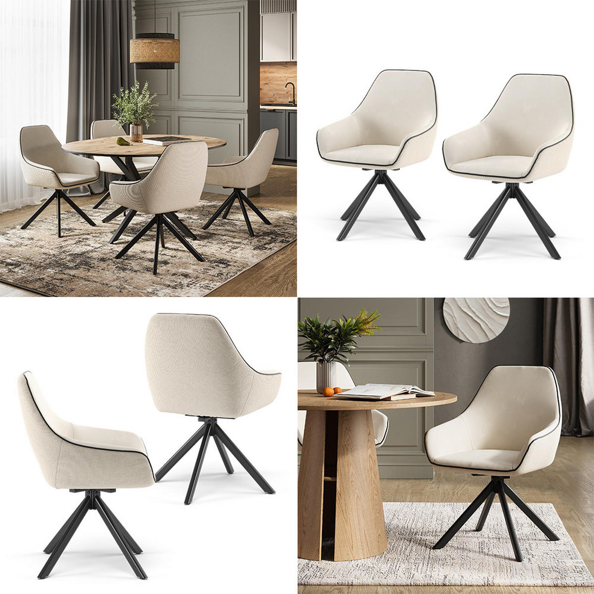 LOUNGE CHAIR Eleganza Béžová - béžová, kov (60/89/62cm) - Vicco