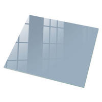 GLASPLATTE 80x60 cm – Pastellblau - Pink, Glas (0.4/80/60cm) - ArtPrintCave