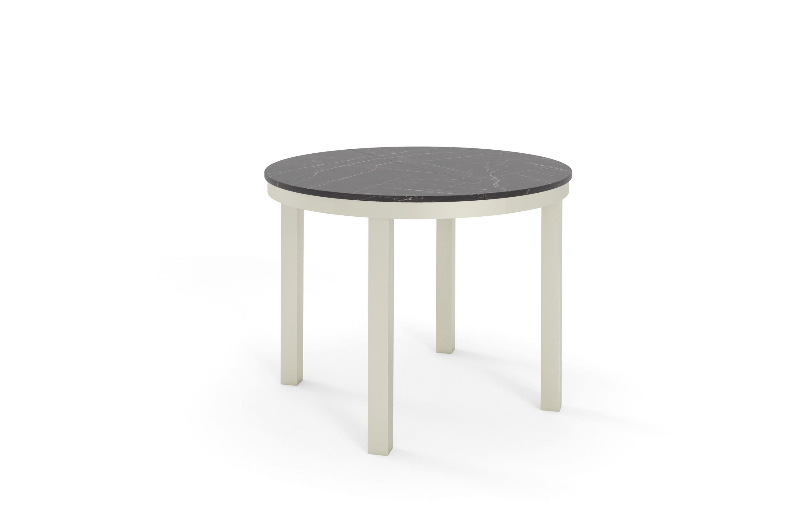 ESSTISCH BERNARDIN - Kaschmir/Beige, Holzwerkstoff/Metall (100/100/76cm) - Meblini