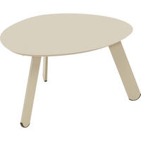 BEISTELLTISCH Tiki - Taupe - 55/46/28 cm - Taupe, Metall (55/46/28cm) - Lesli Living