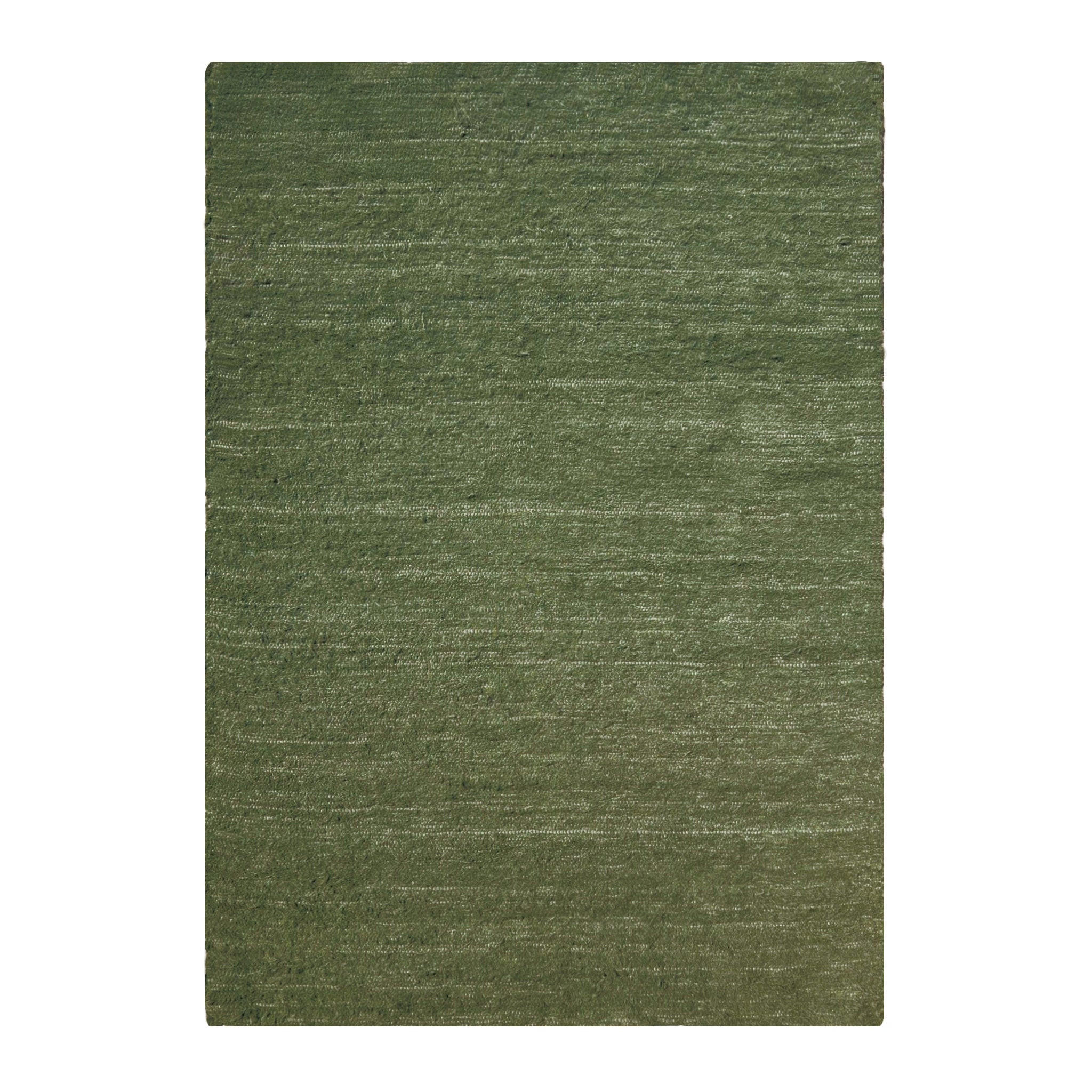 TEPPICH aus recycelter Baumwolle handgewebt grün - Grün, Naturmaterialien (160/230cm) - AFK Living