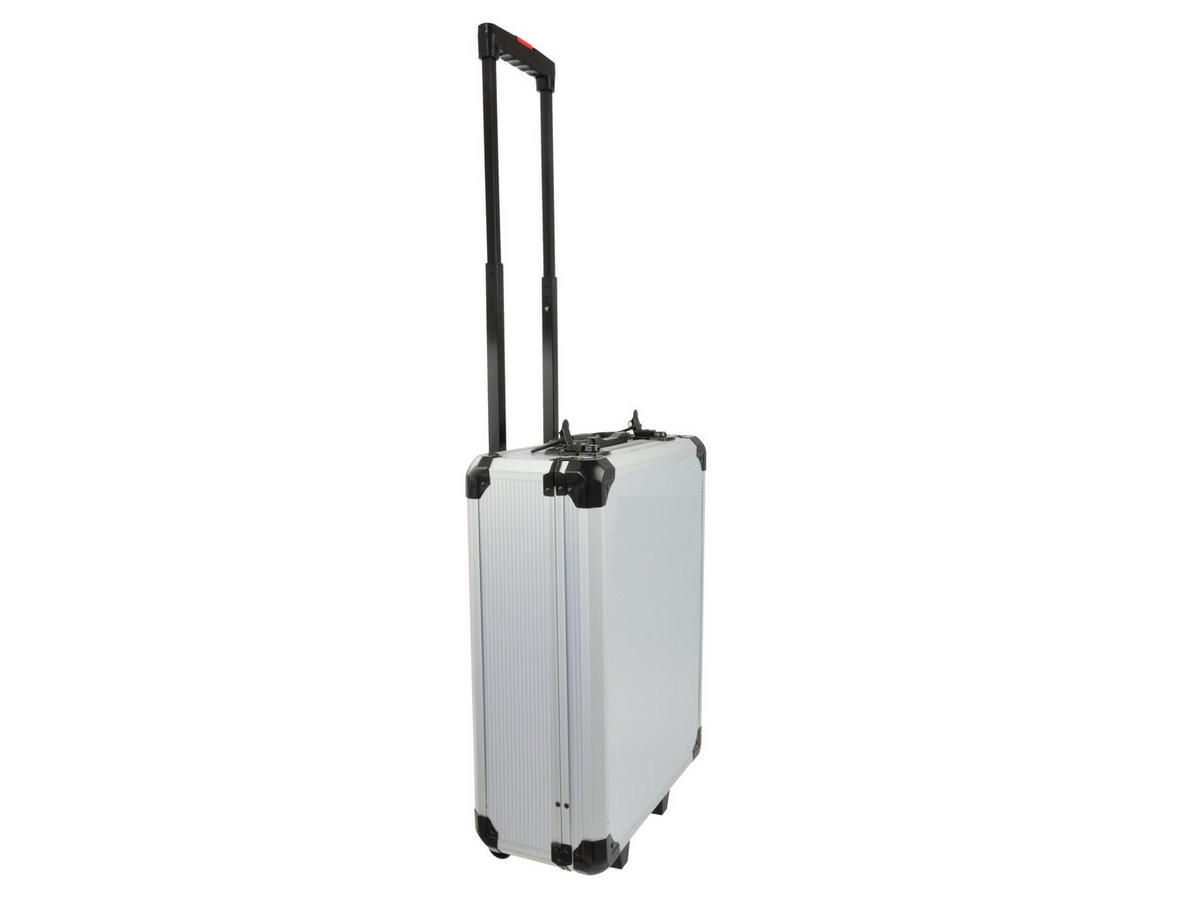 ALUKOFFER, Trolley für Werkzeug, Werkzeugtrolley (LEER) 37 x 18 x 46 cm - Multicolor, Metall (37/50/18cm) - TRIZERATOP