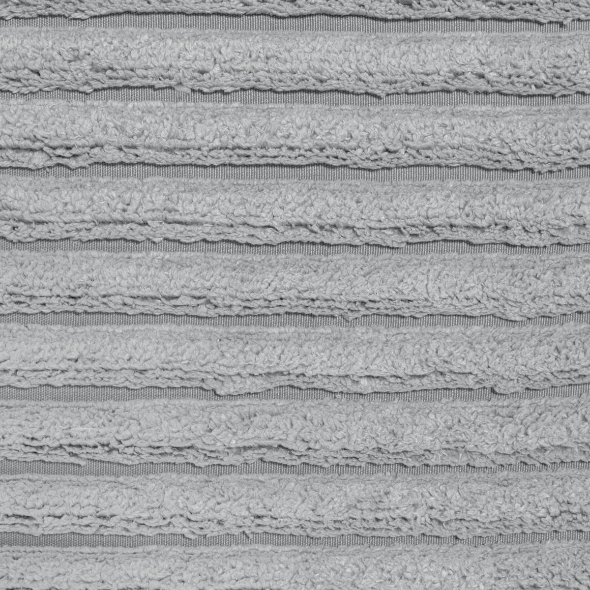 KOPFTEIL Gepolstertes aus geripptem Stoff Grau 165/52/3 cm COIMBRA - Graubraun, Textil (165/52/3cm) - RNT By Really Nice Things