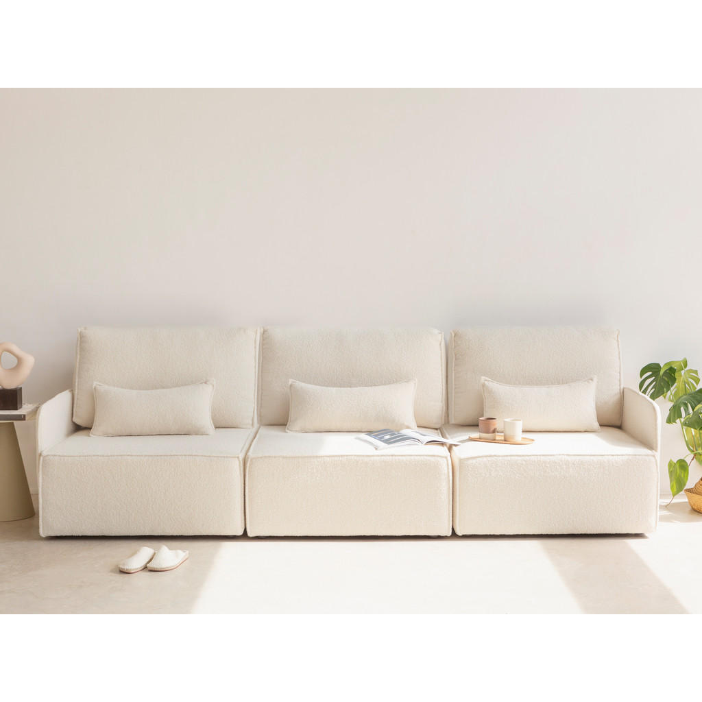 Thumbnail - RNT By Really Nice Things 2-Sitzer-Sofa, Weiß, Textil, 188x87x90 cm, Wohnzimmer, Sofas & Couches, Sofas, 2-Sitzer Sofas