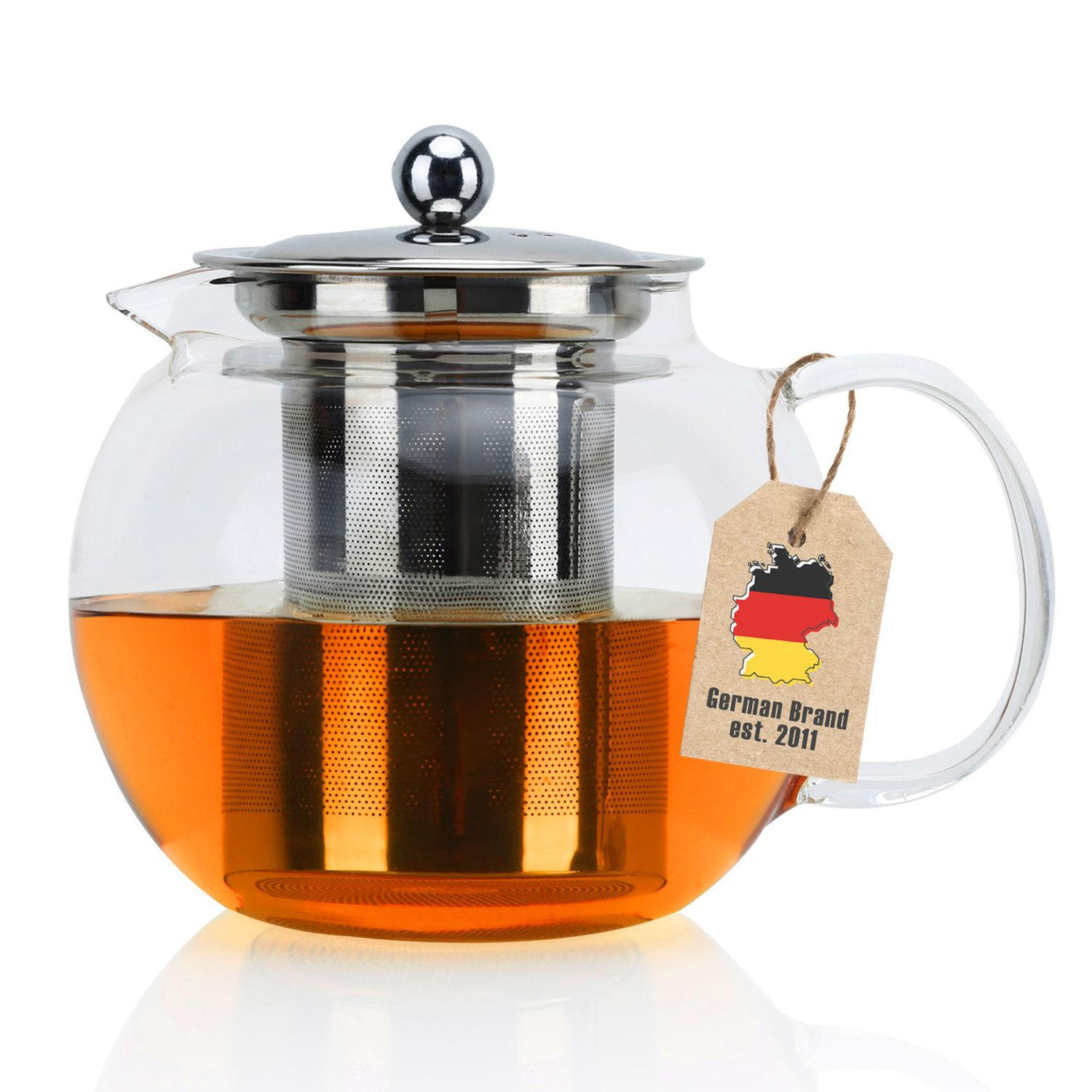 TEEKANNE mit Filter 800ml - Transparent, Glas (0.8L) - Intirilife