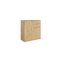 KOMMODE Eiche Artisan 80/82,5/35 - Eiche Artisan, Holzwerkstoff (80/83/35cm) - RAUMHIRSCH FURNITURE