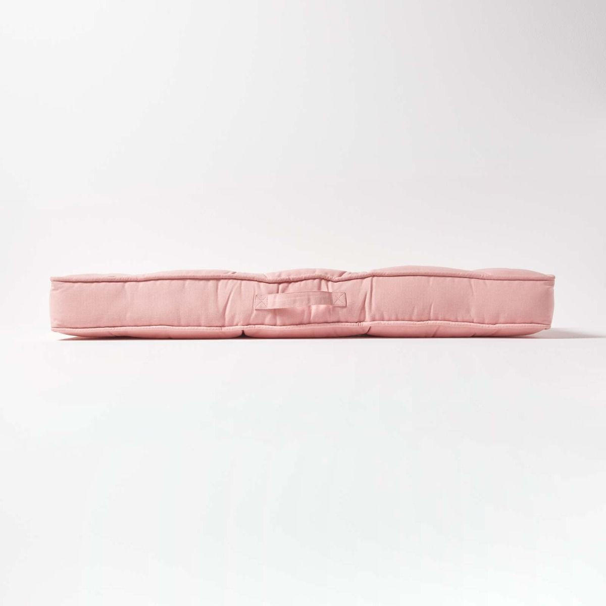 SITZAUFLAGE für Zweisitzer-Sofa 100 x 48 cm – dickes Sitzkissen rosa - Pink, Textil (48/100/10cm) - Homescapes