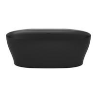 VORWANDBADEWANNE - 160 cm x 80 cm - acryl - schwarz Lumel - Schwarz, Kunststoff (160/58/80cm) - Vente-Unique