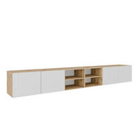 TV-LOWBOARD Weiß NOELI300 Offene Regale Für Fernseher Artisan+ - Weiß, Holzwerkstoff (300/41/40cm) - Sepro Meble
