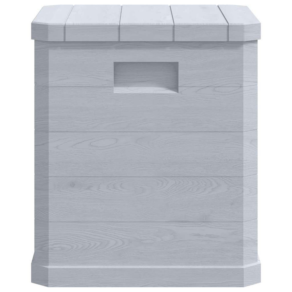GARTEN-AUFBEWAHRUNGSBOX 90 L Hellgrau - Hellgrau, Kunststoff (42.5/50/44cm) - vidaXL