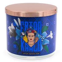 DUFTKERZE Kahlo - Dunkelblau, Naturmaterialien/Glas (10cm)