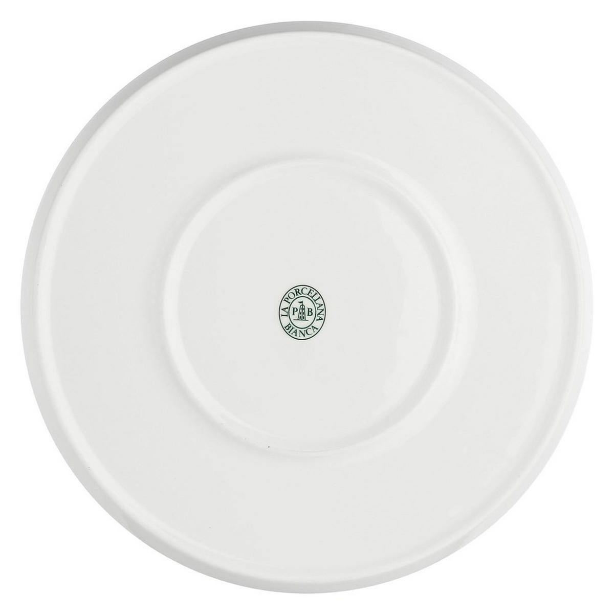 TELLER Weiß 21/21/2 cm P004400T21Z - Weiß, Keramik (21cm) - La Porcellana Bianca 