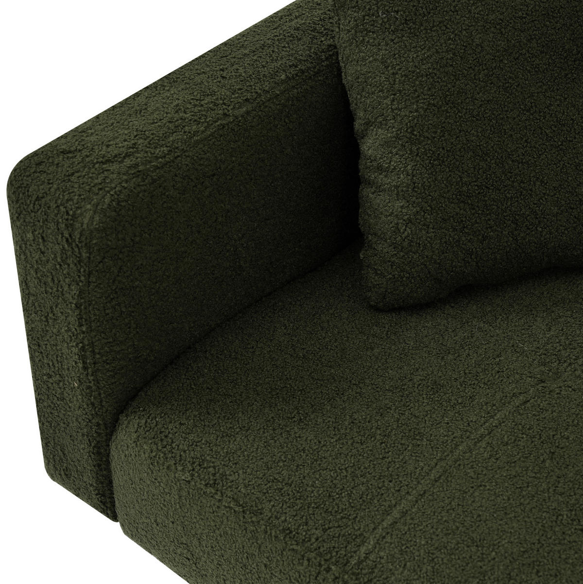 SCHLAFSOFA mit Bettfunktion 175 x 64 x 72 cm Antique Green - Grün, Kunststoff (175/72/65cm) - Meubliv