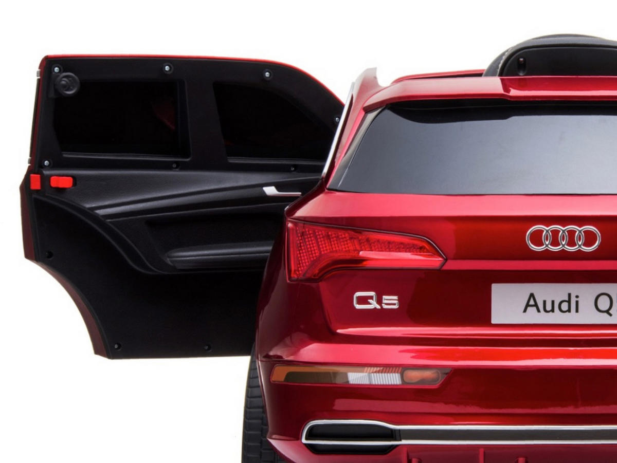 KINDER ELEKTROAUTO Audi Q5 Rot - Rot, Kunststoff (125/75/55cm) - TPFLiving