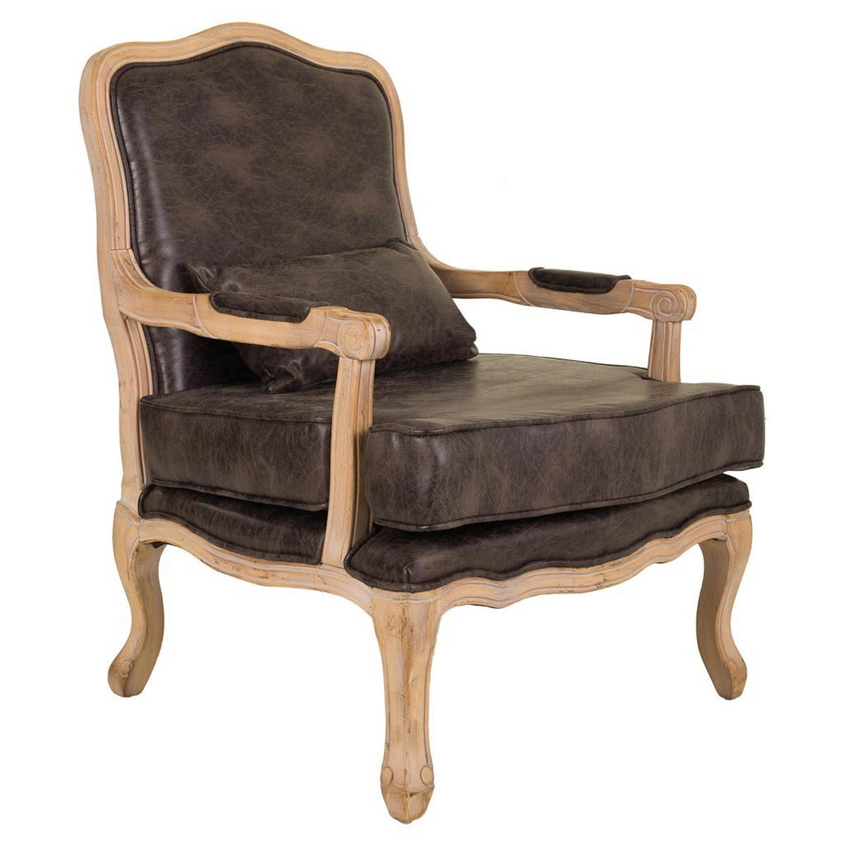 SESSEL aus Holz 64x72x92 cm - Braun, Holz (64/92/72cm) - Wanderlust
