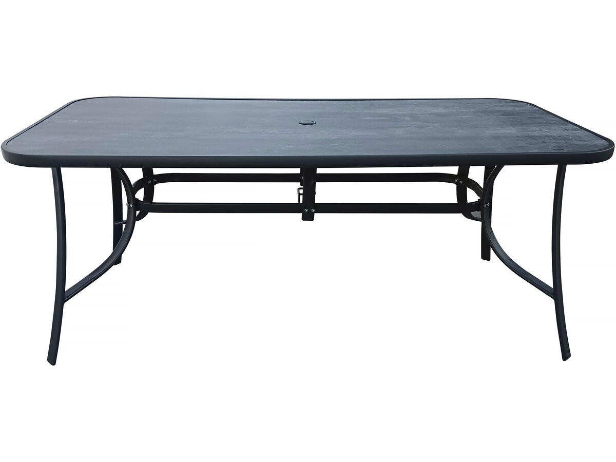 GARTENTISCH cordoba Grau - Grau, Glas (180/90/72cm) - Habitat Garten